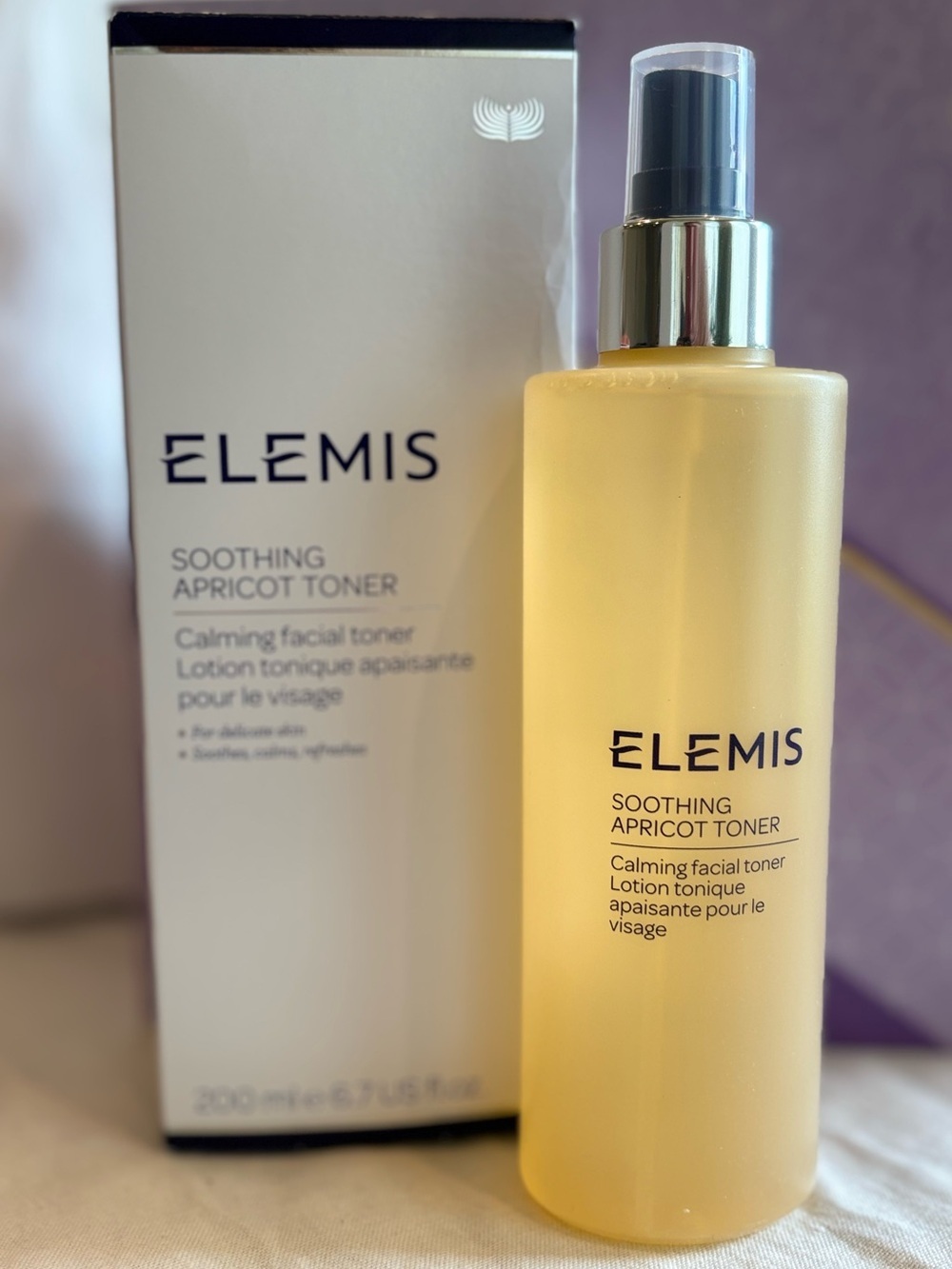 Elemis Soothing Apricot Toner 6.7 oz Calming Facial Toner New in Box